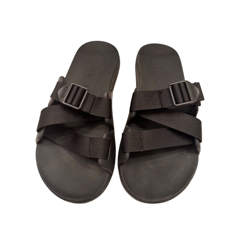Chaco Chillos Slide Black Side 9 NWB Slip On Sandal EU 42 Men's - Picture 9 of 13